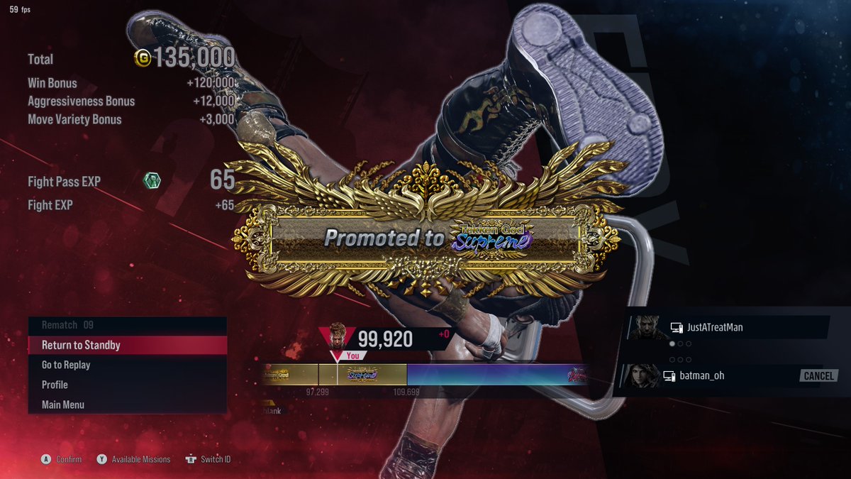 Nearly there. Here's a preemptive post before I drop to BUSHIN like everyone else. Also another one and done. :)