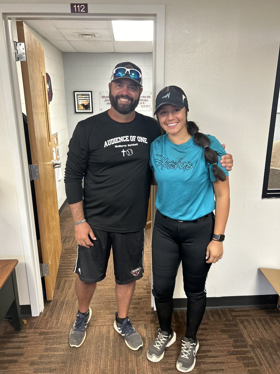 Thank you <a href="/McMSoftballteam/">McMurry Softball</a> for hosting an amazing prospect camp! Thank you Coach McNally, Coach KK, and the mcmurry players for the amazing experience and feedback!! #Gowarhawks
