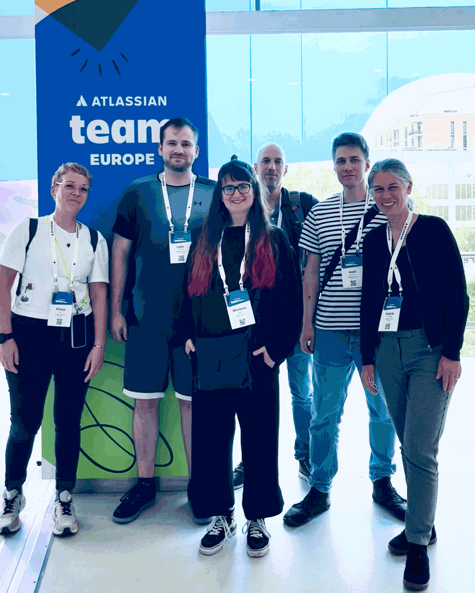 codefortynine's tweet image. 🤳Proof we made it to Atlassian Team 24. 

See you there 😁

#AtlassianTeamEurope