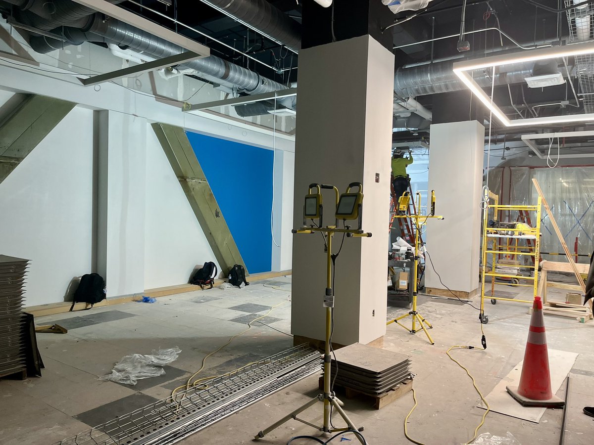 AOTUS11_Shogan's tweet photo. Good things are happening @USNatArchives. Here's some updated, behind the scenes  photos of construction at our new state-of- the-art, interactive education center. Coming to you in fall of 2025! https://t.co/pfflqYQ7dD