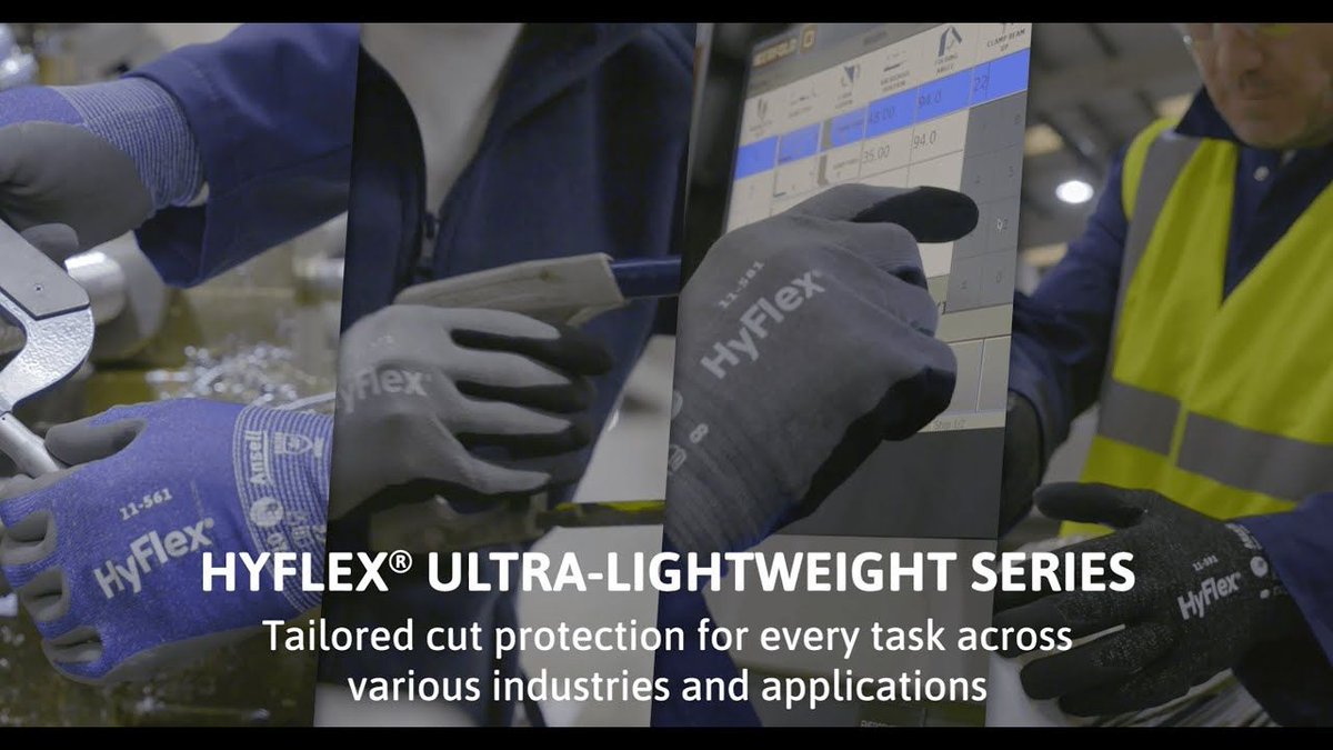 StellarIndSup's tweet image. Introducing Ansell’s HyFlex® Ultra-Lightweight Cut Protection Series - combining touchscreen compatible, high dexterity, high cut protection, &amp;amp; unmatched comfort. buff.ly/3XLG7zA Call to sample. #cutprotection #safetygloves #manufacturing