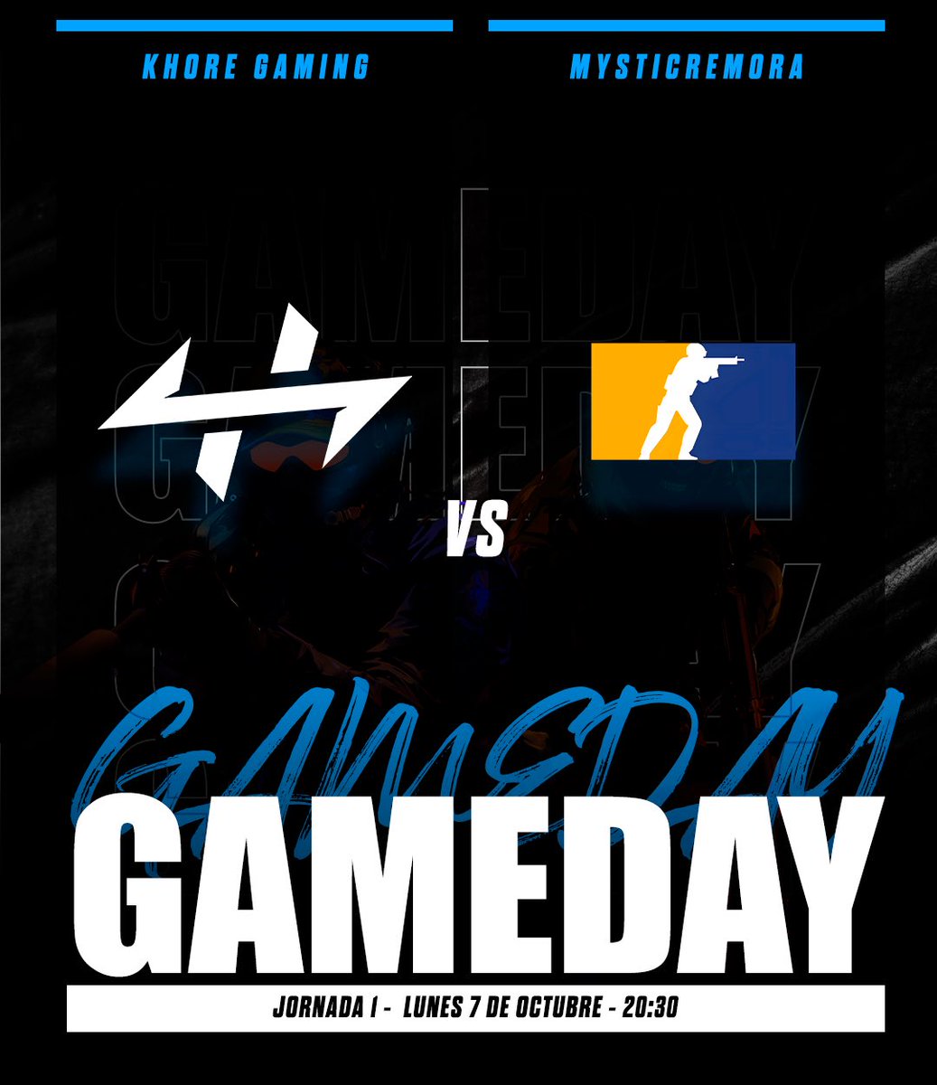 Hesports_'s tweet photo. #MatchDay || 𝗖𝗦𝟮 🔫

Lunes de @ESEA, empezamos fuerte la semana 😎⚔️

🆚 #MysticRemora (1º Jornada)
⏰ 20:30
📺 https://t.co/Ge5D7Qf4L1

🪖 @bydaniren
🪖 @KlayypeX
🪖 @i1sm4
🪖 @caram1337
🪖 @Asi07Pepi

💼 @MrMaroto 

#NoKhoreNoParty 💙 https://t.co/9oOJxQRZUe