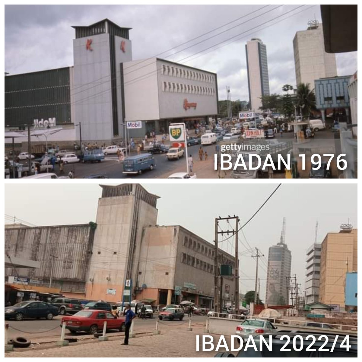 BlazeRegent's tweet image. Ibadan 1976 and 2022/4
