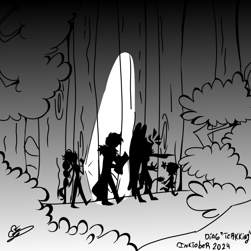 Ladydrawla's tweet photo. Día 5 "Trekking"

Excursión en el bosque

#Inktober #Inktober https://t.co/Alk5pxtaoV