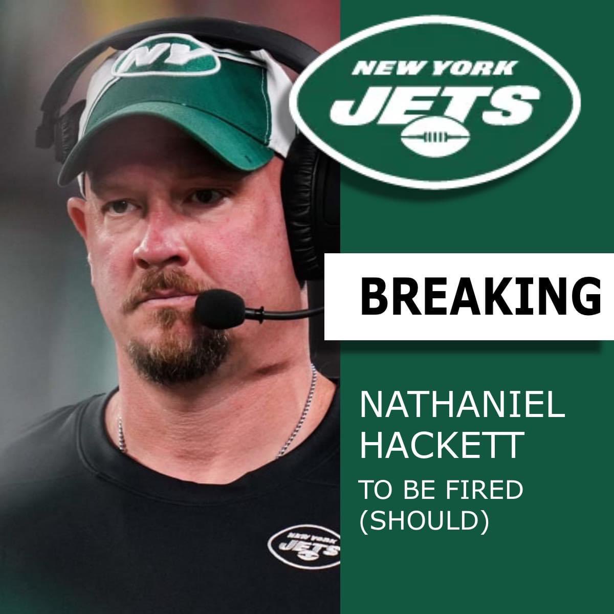 VictorVD00M's tweet photo. BREAKING NEWS
Nathaniel Hackett SHOULD BE fired
We have the weapons
We have the QB
We have the OL
But Hackett is holding this offense back
Time for a change
#FireHackett #JetUp #NFL
