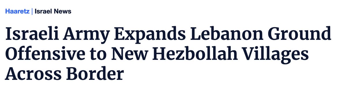 This language ("Hezbollah villages") is intended to pre-excuse civilian casualties.
