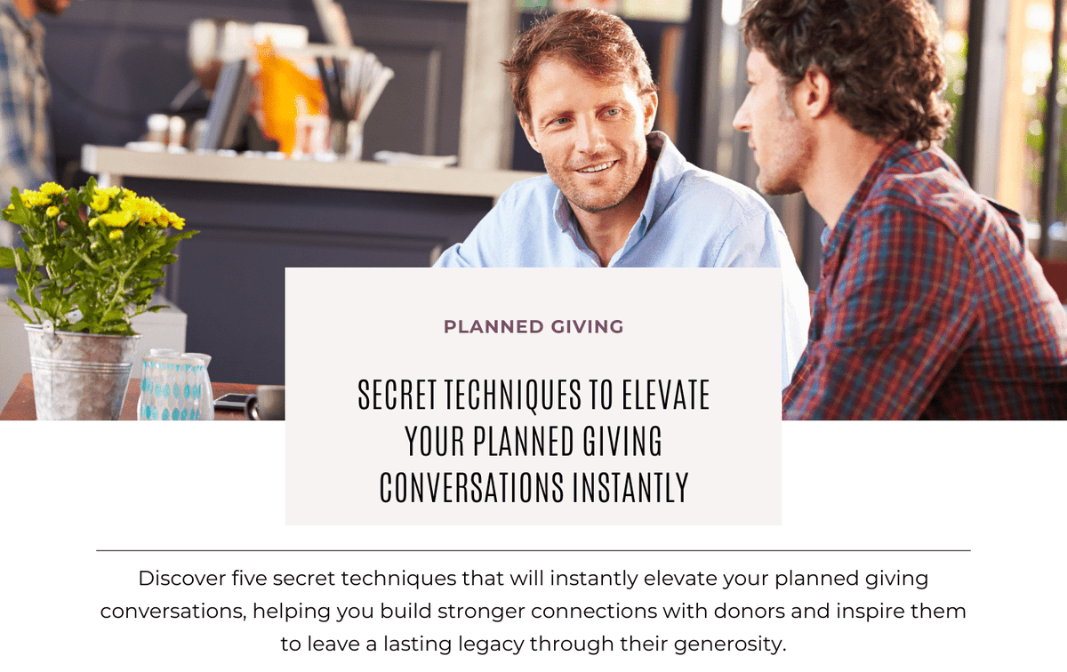 Elevate your planned giving conversations with these secret techniques! Learn how to engage donors more effectively and secure long-term support: nonprofitfundraising.com/secret-techniq… #PlannedGiving #NonprofitFundraising