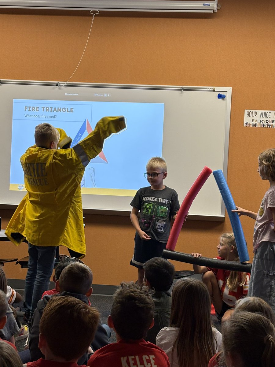 Third graders at <a href="/MillbrookeMax/">Millbrooke Elementary</a> learning their first fire safety lesson. 
#OPSMakeTodayCount