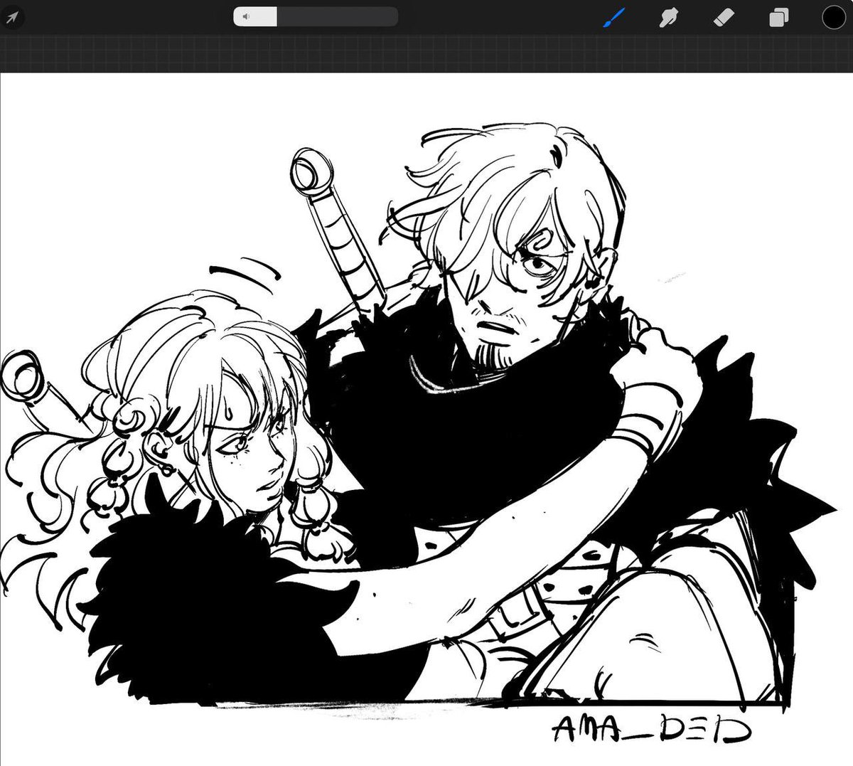 DedAma75092's tweet photo. #Nami 
#Sanji https://t.co/gGn5KVpwC8
