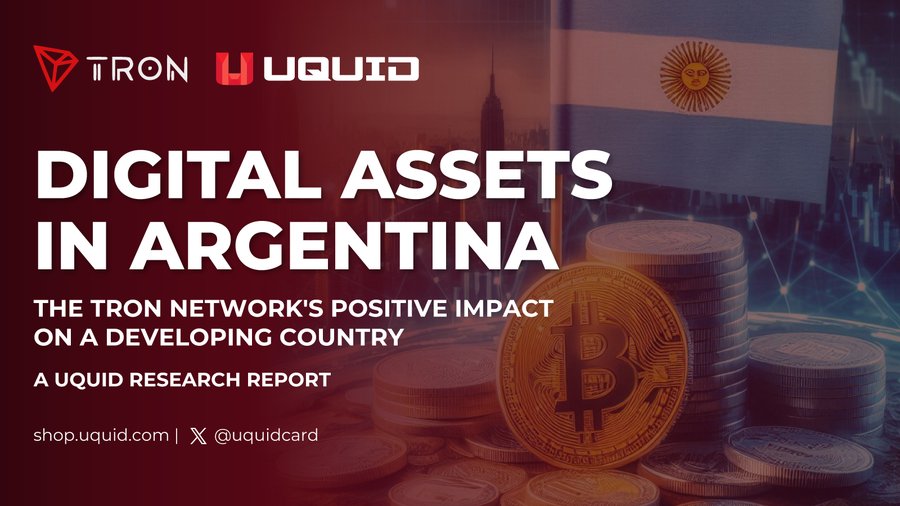 A new report by <a href="/Uquidcard/">UQUID | Digital Commerce Infrastructure</a> covered #TRON's involvement in empowering crypto users in Argentina! 🇦🇷

By facilitating secure peer-to-peer transactions, #TRON offers an alternative solution to individuals looking to improve their daily lives.

x.com/uquidcard/stat…