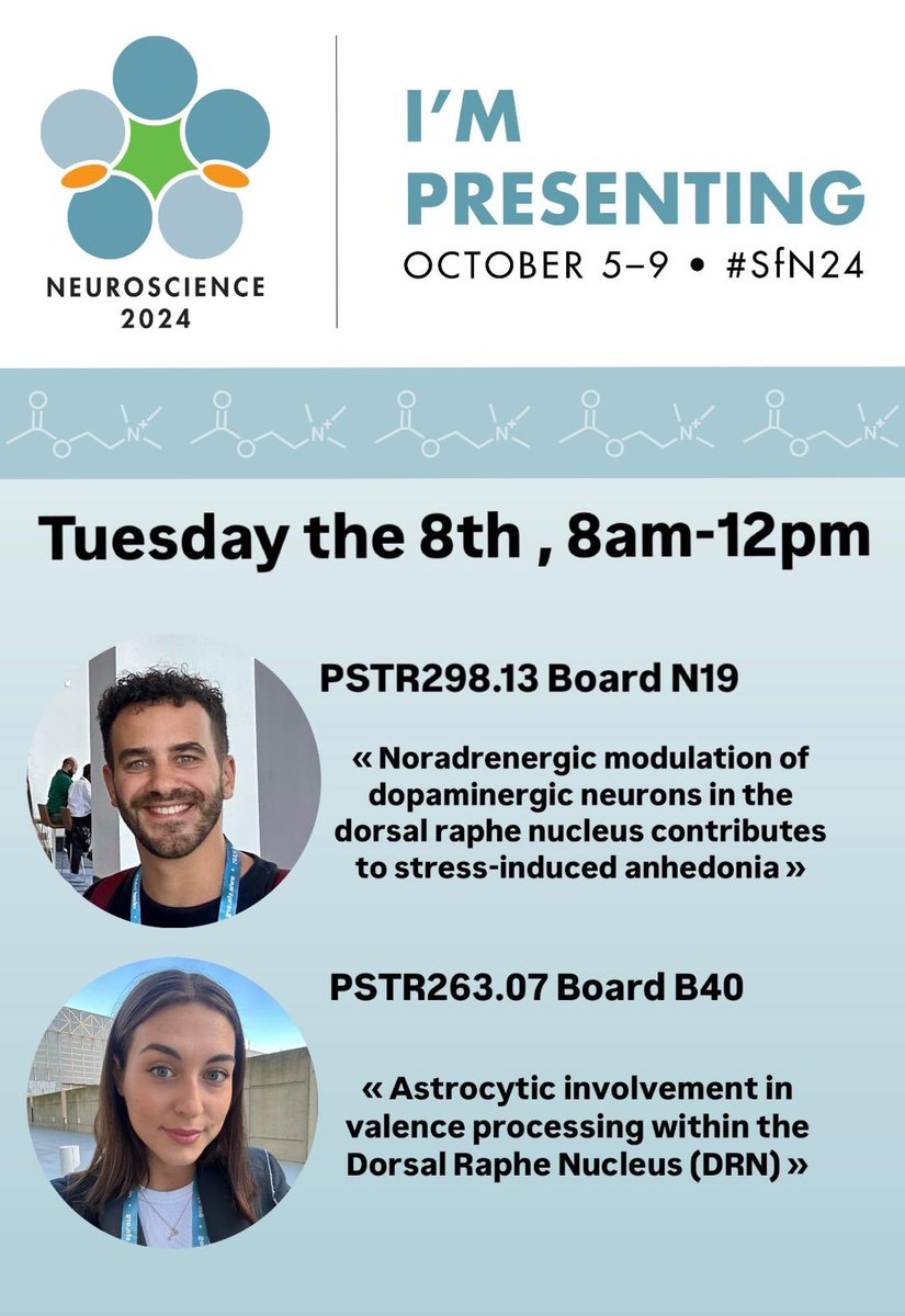 Are you attending #sfn2024 and curious about noradrenaline’s role as a higher-order modulator? Join us at our posters tomorrow