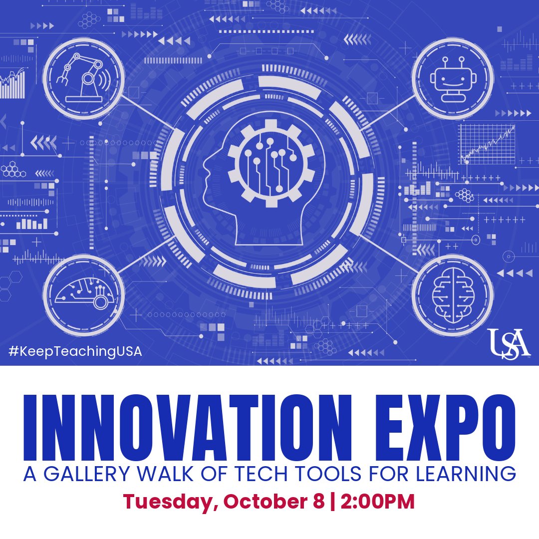 This expo will introduce faculty to four different educational technology tools: Padlet, Pear Deck, Perusall, and “Painting” with AI. Faculty will have an opportunity to see the tools in use and ask questions. Learn how you can increase student engagement!
#ReadySouthGo