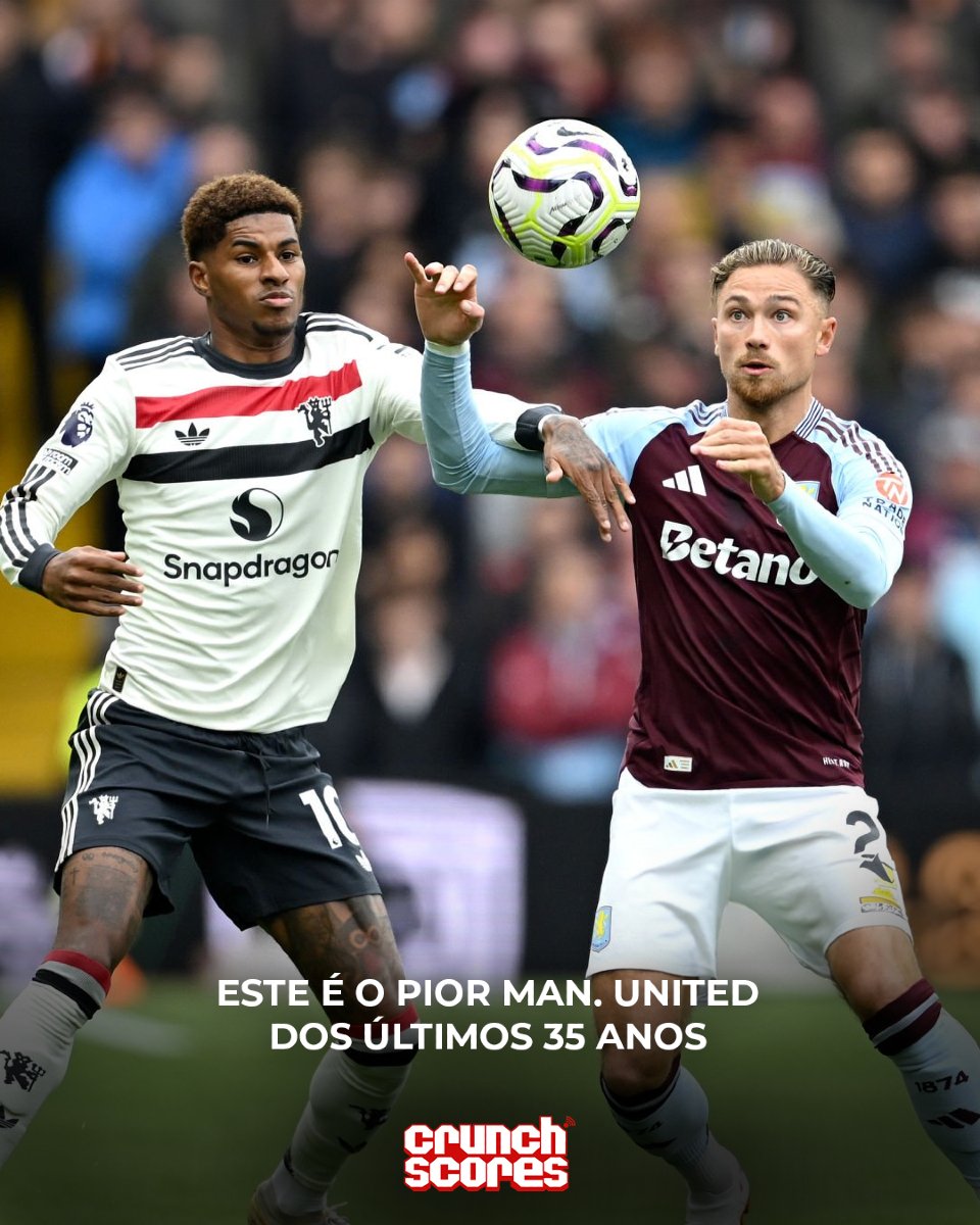 CrunchScores's tweet photo. Após empate sem gols com o Aston Villa, os Red Devils somam apenas 8 pontos em 8 jogos na Premier League. 🥵
Segundo a Opta, um início tão ruim só foi visto na temporada 1989/90.
O time precisa reagir rápido! 👀

#CrunchScores #ManUnited #PremierLeague https://t.co/f64WubIV8i