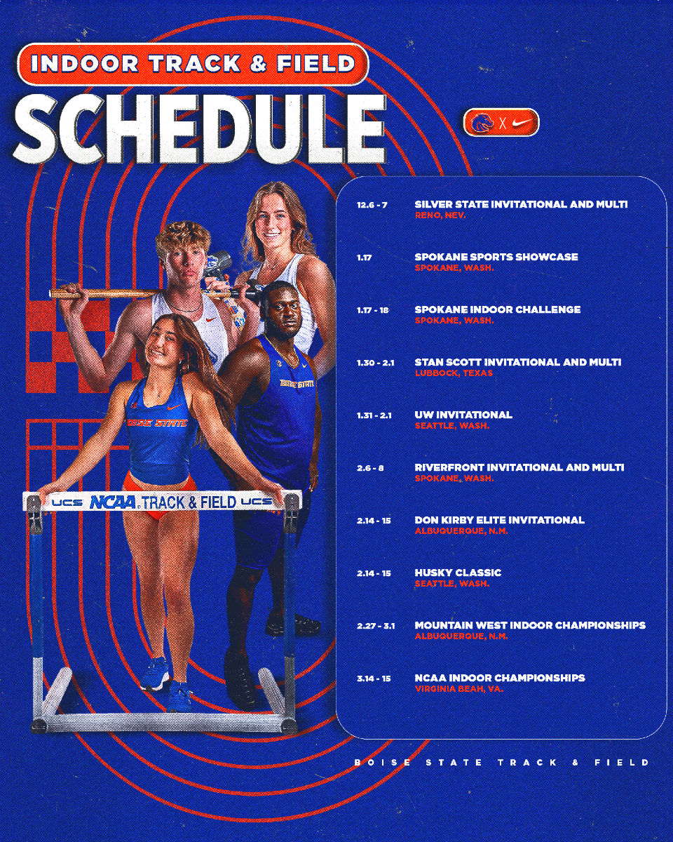 The indoor track &amp; field schedule is here!

Ready to get after it😤

#BleedBlue | #WhatsNext
