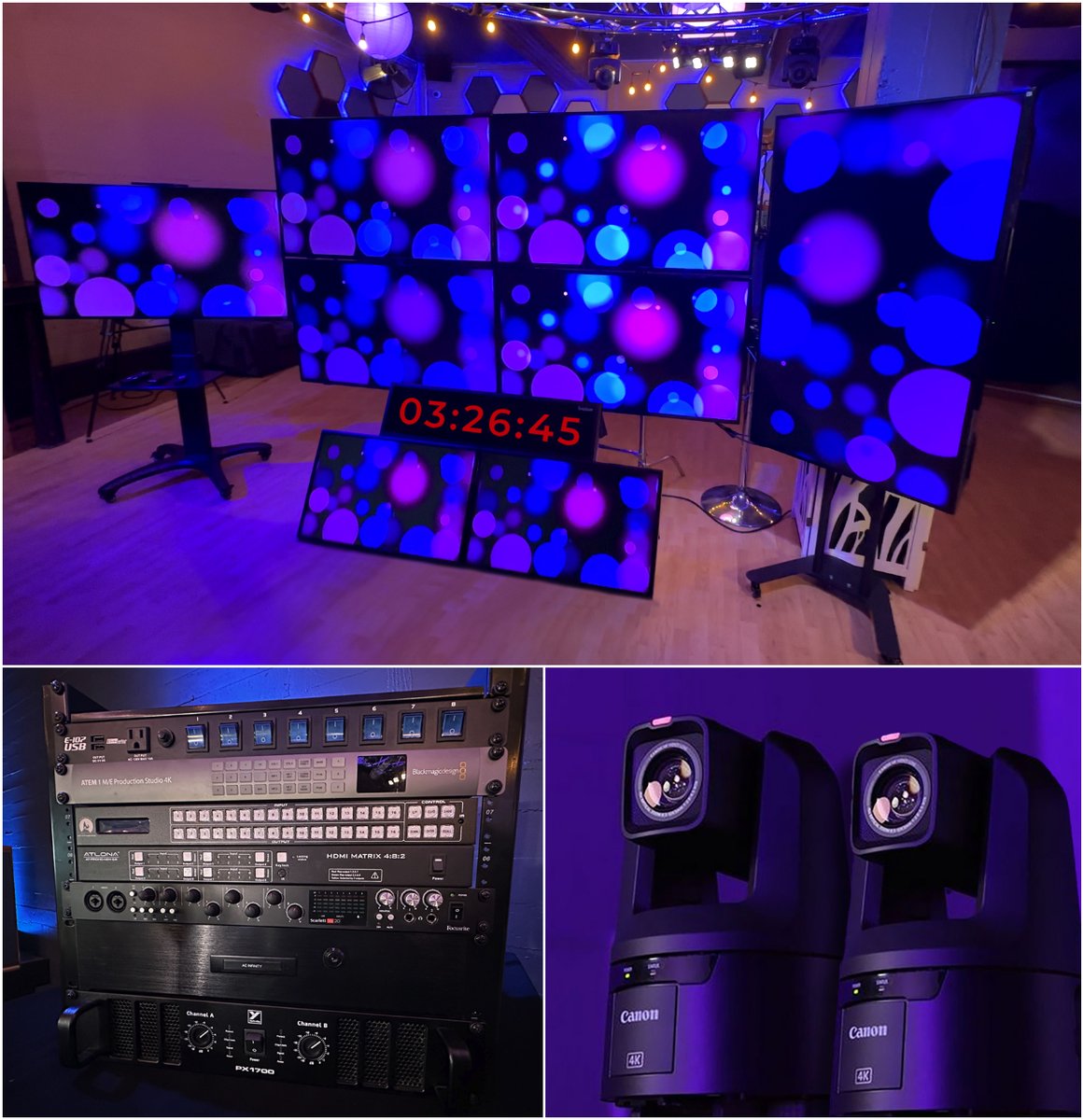 🌐 Learn the secrets to successful virtual and hybrid events this Thursday at Sunset Labs. Experience our state-of-the-art livestreaming setup, tours from 11am-5pm. Book yours now! 👉 i.mtr.cool/qcqncfohas 
#virtualevents #hybridevents #livestream #yyjevents #sunsetlabs