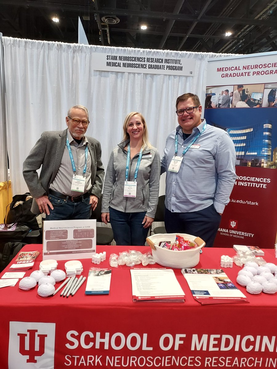 IUSM Medical Neuroscience Graduate Program (@iusm_medneuro) on Twitter photo Come visit us at the SfN Graduate Fair. Booth 13. We have a lot of great training opportunities.
@btlamb <a href="/IUStark_Neuro/">Stark Neurosciences Research Institute</a> <a href="/SfNtweets/">Society for Neuroscience (SfN)</a> #goteamstark Come visit us at the SfN Graduate Fair. Booth 13. We have a lot of great training opportunities.
@btlamb <a href="/IUStark_Neuro/">Stark Neurosciences Research Institute</a> <a href="/SfNtweets/">Society for Neuroscience (SfN)</a> #goteamstark