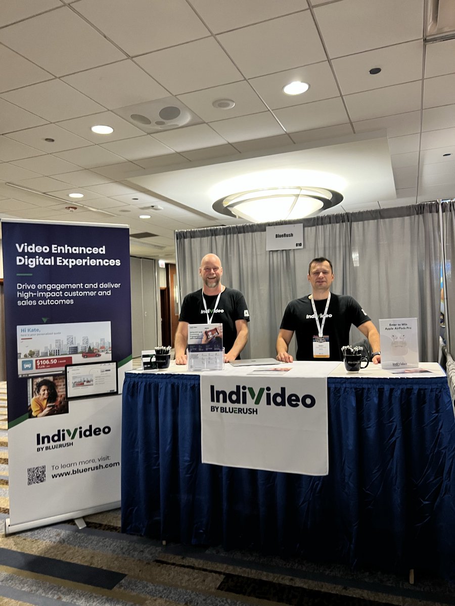 It’s day one of the <a href="/ABABankers/">American Bankers Association</a> Conference, and the BlueRush team are ready to demonstrate how personalized video can help you achieve conversion rates as high as 54%! Visit booth 610 to enter for a chance to win Apple AirPods Pros! hashtag#ABAbankmrkg