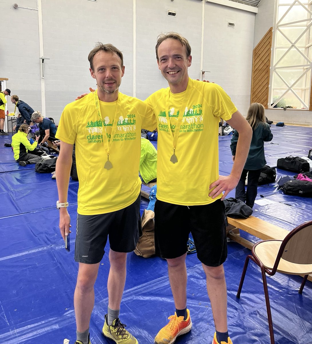 Congratulations and a big well done to NHS Creative's Service Manager, Steve Hubbard, who completed the challenging but picturesque Clarendon Marathon yesterday!! 👏🏼👏🏼👏🏼🏃🏽‍♂️The route took him from Salisbury to Winchester along the ancient Clarendon Way 🤩
#marathon #MedalMonday