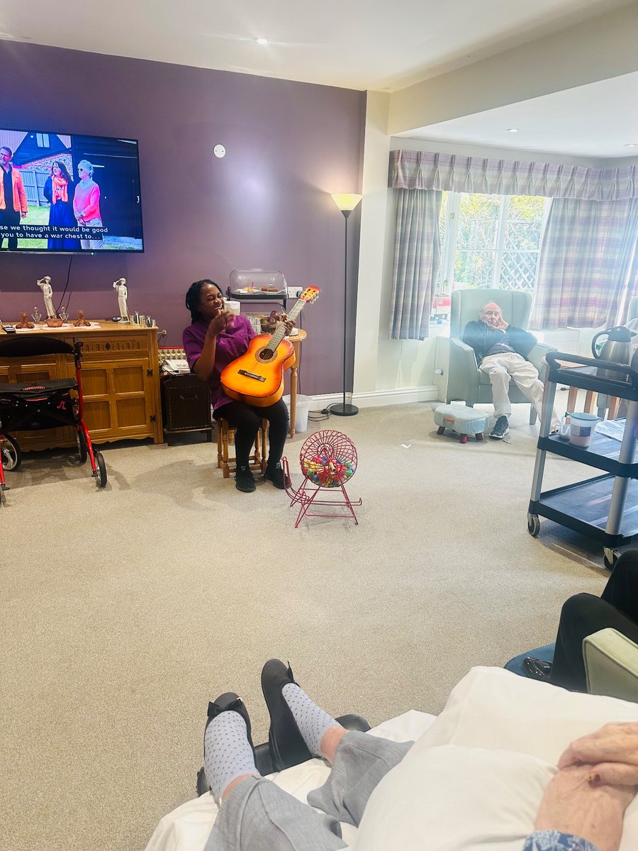 BlackbrookAH's tweet photo. Hidden talent of our lovely Mary, signing for our residents @AnchorLaterLife #talent  #care https://t.co/E3spWKA6lp
