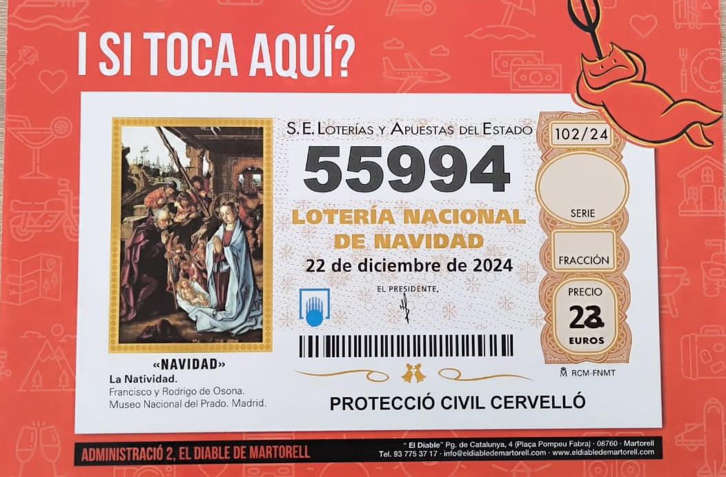 Ya podeis comprar el número de navidad de <a href="/AVPCproteccion1/">AVPC_proteccioncivilcervello</a> 
Están a la venta en el bar el ciscu'S, fruites Ana y estanco
23€