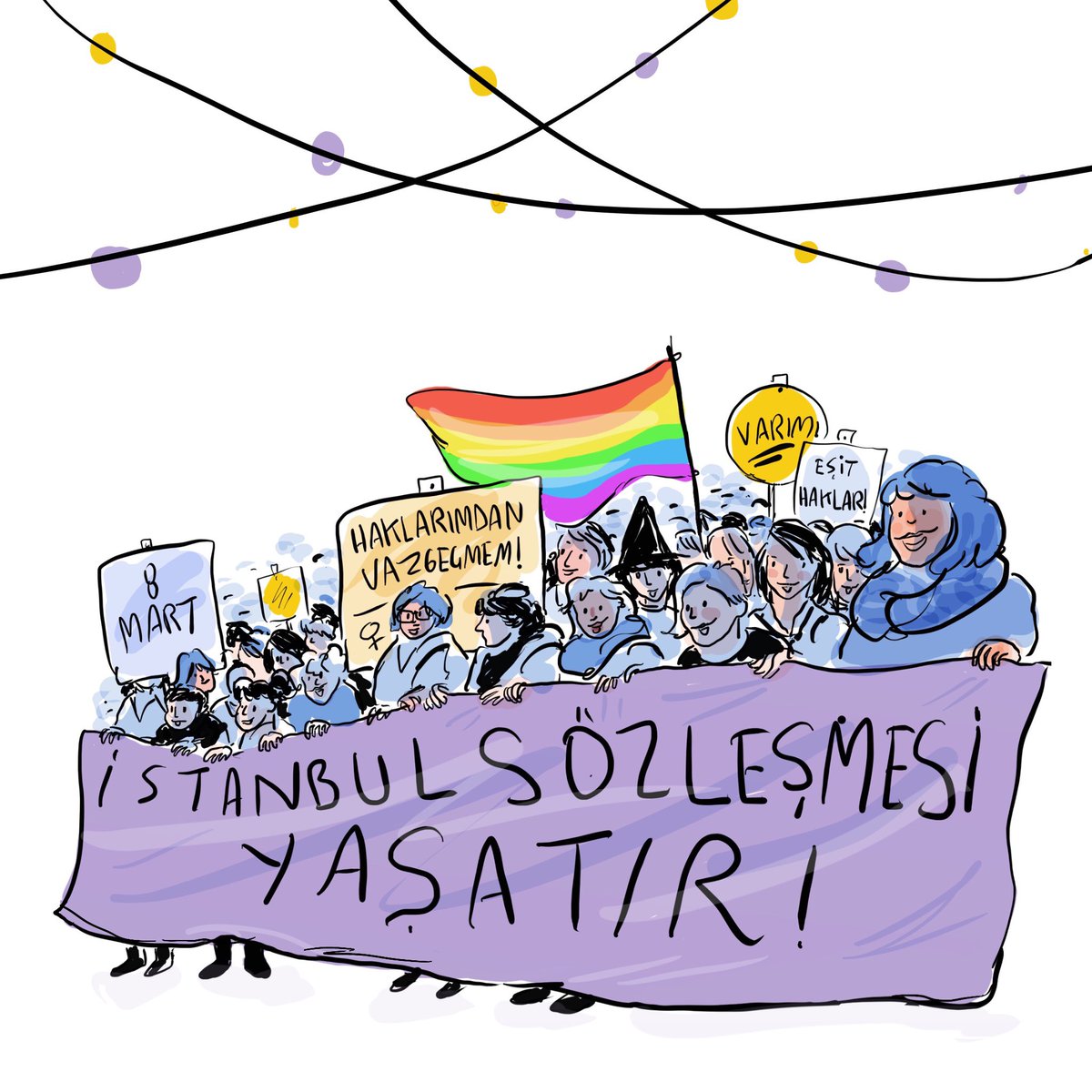 #İstanbulSözleşmesiYaşatır