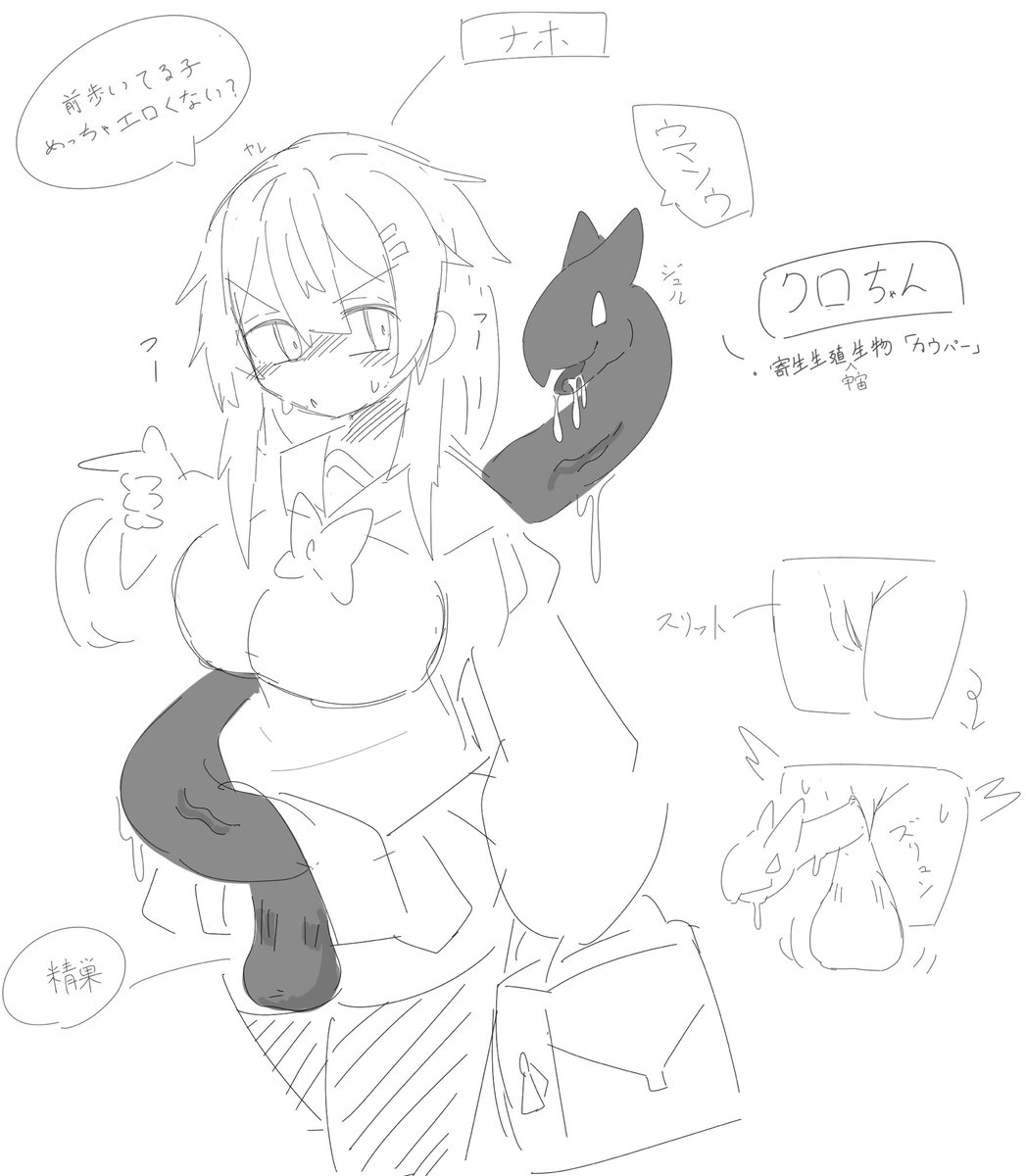 生殖器に寄生する宇宙生物… 