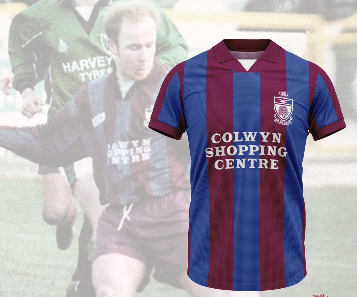 ColwynBayFC's tweet photo. Colwyn Bay FC are markimg  40 years since our first game at our Llanelian Road home and have teamed up with Technical Kit Partner @hgsportswear by commissioning a retro shirt.

Menbers of the Registered Supporters will be emailed this week and  can vote for their favourite. https://t.co/ER9GFS1epY