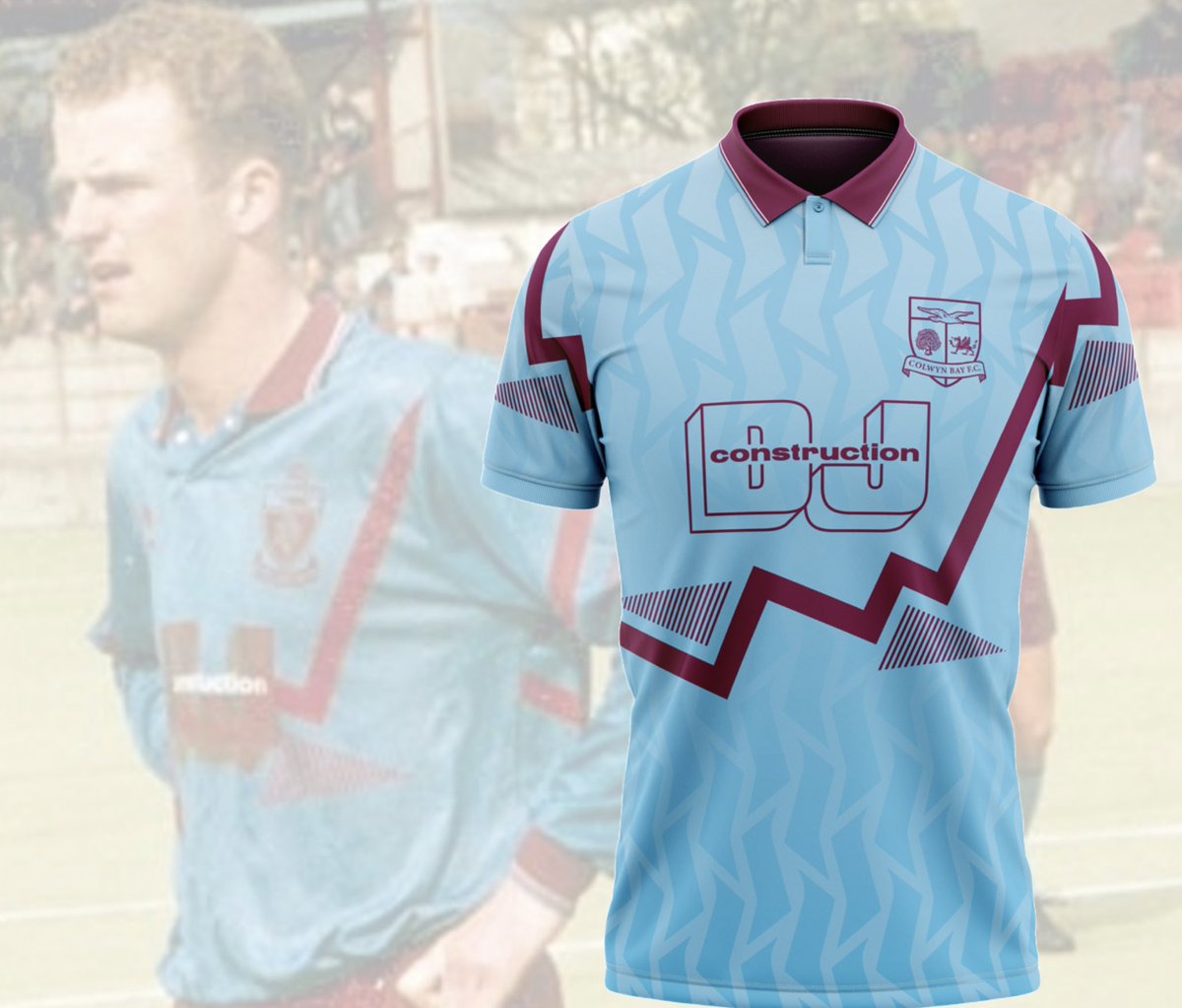 ColwynBayFC's tweet photo. Colwyn Bay FC are markimg  40 years since our first game at our Llanelian Road home and have teamed up with Technical Kit Partner @hgsportswear by commissioning a retro shirt.

Menbers of the Registered Supporters will be emailed this week and  can vote for their favourite. https://t.co/ER9GFS1epY