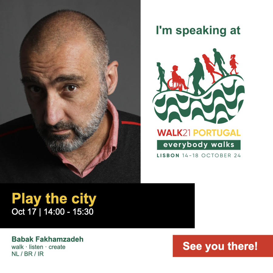 Join me in Lisbon next week at Walk21!