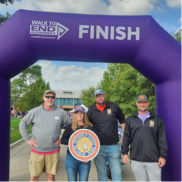 ibew197's tweet photo. Thanks to our crew for giving their time and energy for the @ALZWalkToEndAlz over the weekend. https://t.co/umpZHpDqFq