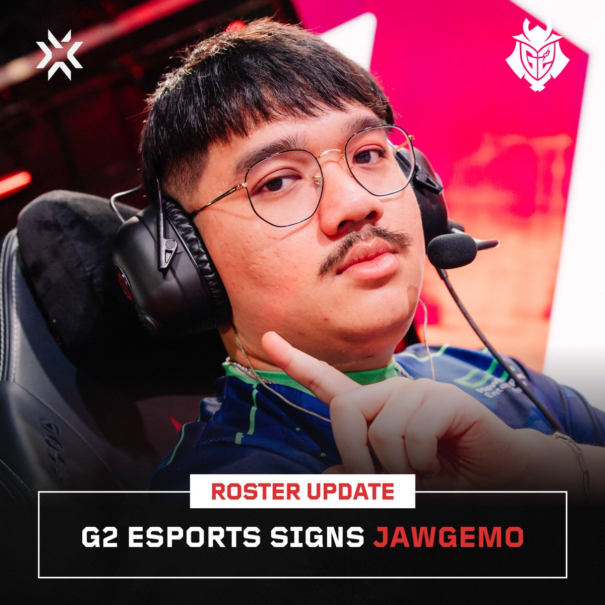 ValorantEsports's tweet photo. Jawgemo joins G2 Esports for the #VCT 2025 season! https://t.co/mw0eG6BgAh