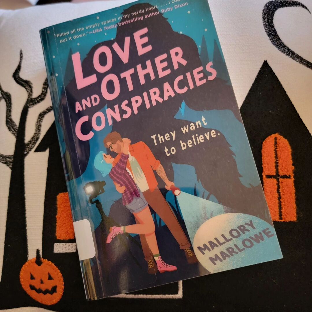 I have the day off today, so between doing laundry and finishing up on the closet project that never ends, I'm catching up on my towering stack of library books!

Next up, LOVE AND OTHER CONSPIRACIES by Mallory Marlowe. instagr.am/p/DA1SF_OyqJD/