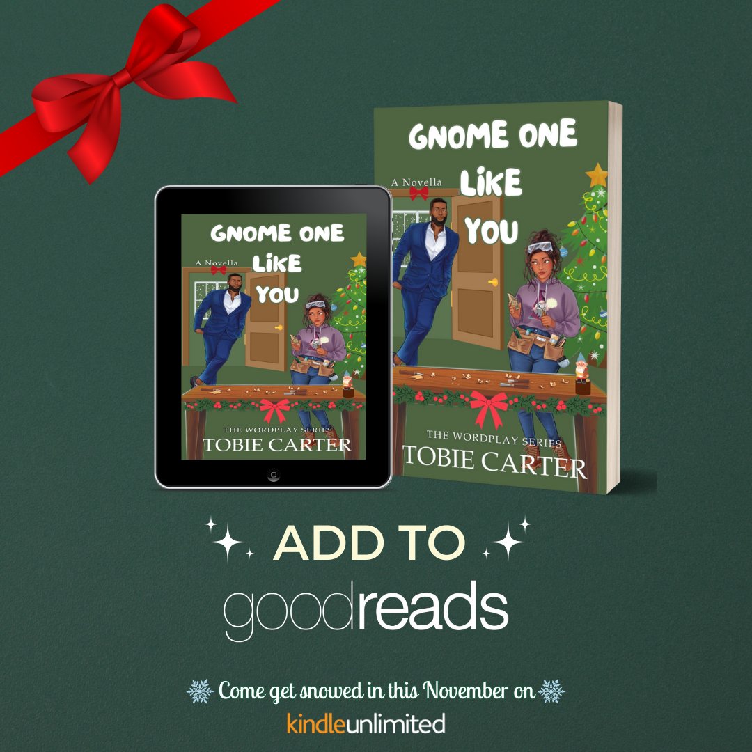 If you have a Goodreads account, add GNOME ONE LIKE YOU to your TBR today!

Adding a book as “want to read” is an easy &amp; free way to support your favorite authors! 🫶

Can’t wait for y’all to get snowed in with Dandelion and Win for the holidays! 🎄

 #kindleunlimitedromance