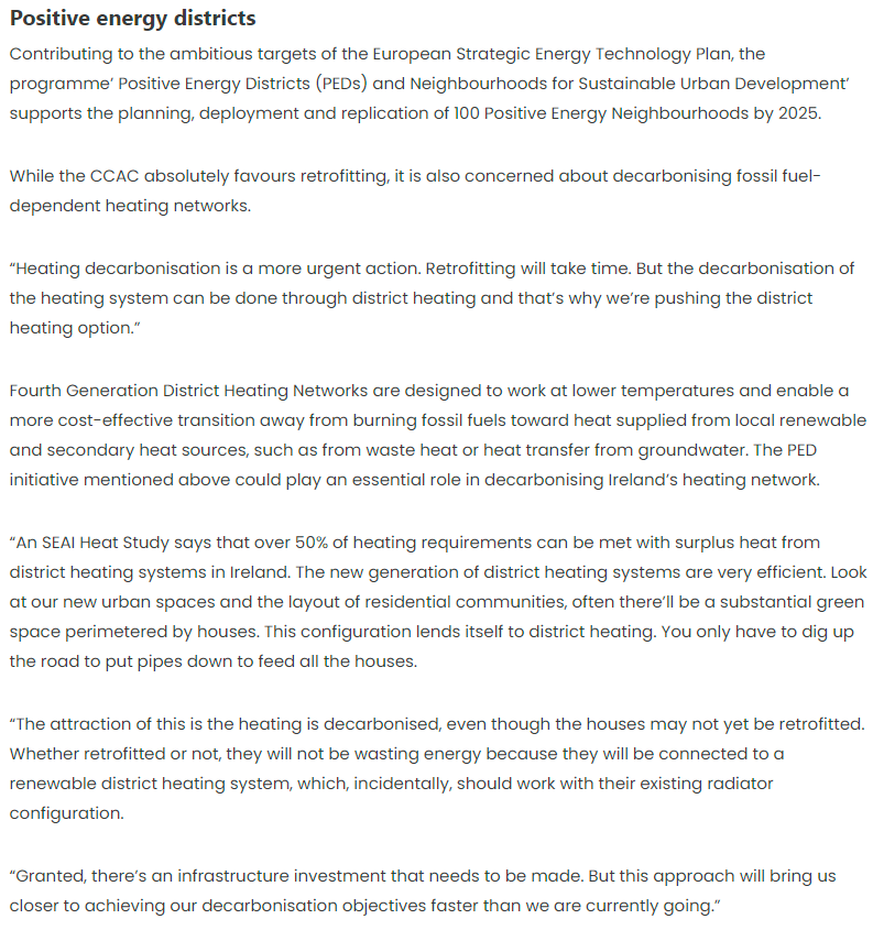 HeatGrid's tweet photo. Great to see Marie Donnelly, Chair of the Climate Change Advisory Council @CCACIreland, highlighting the major role that district heaitng could play decarbonising Ireland's building stock in a recent interview: https://t.co/QLmceLIg21 https://t.co/JjTEkxm4LP