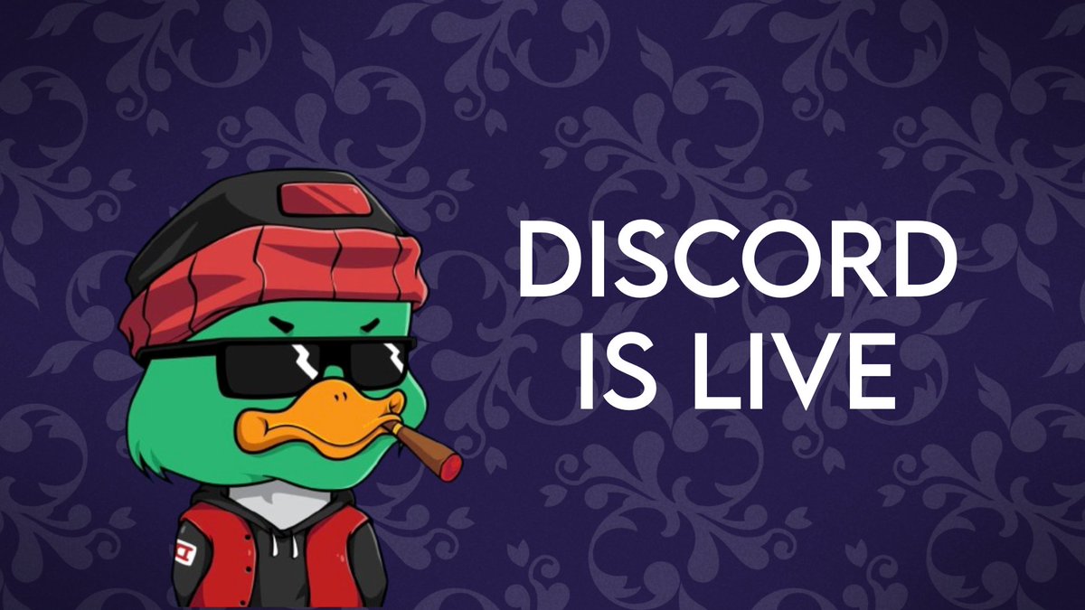 "Join us on Aptos Duck Discord! We're excited to connect with our community holders and share our upcoming roadmap, outlining the next phase of our journey."

discord.gg/fevPTmRxj8