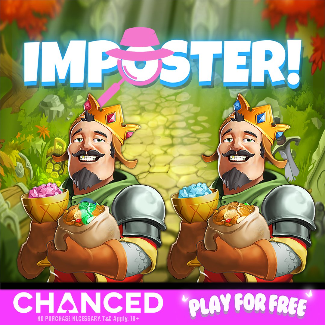 😱 IMPOSTER! 😱

Identify the IMPOSTER hiding below!! 💯

WINNERS: 3
PRIZE: 5SC

Rules to enter:
1. FOLLOW <a href="/RealChanced/">Chanced.com</a> 🚀
2. LIKE + RT this post! 💯
3. Comment with the correct answer! (along with your CHANCED username)

GOOD LUCK!