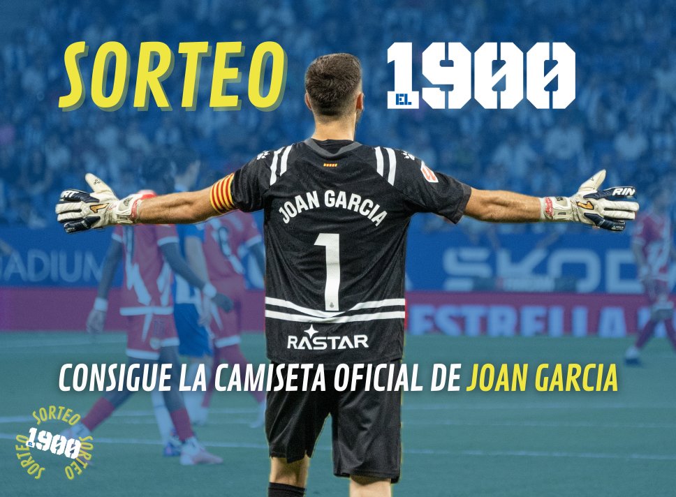 somel1900's tweet image. 😍SORPRESA para empezar la semana😍

🧤@JoanGarciaRCDE no ha ido con la @SEFutbol, pero para nosotros es el mejor portero, por ello…

¡SORTEAMOS SU CAMISETA!👕

 ⚠️RT+SÍGUENOS en 'X'
➕Menciona a 3 amigos

⏰Participa hasta el domingo a las 20h

#rcde #SomEl1900 #El1900 #sorteo