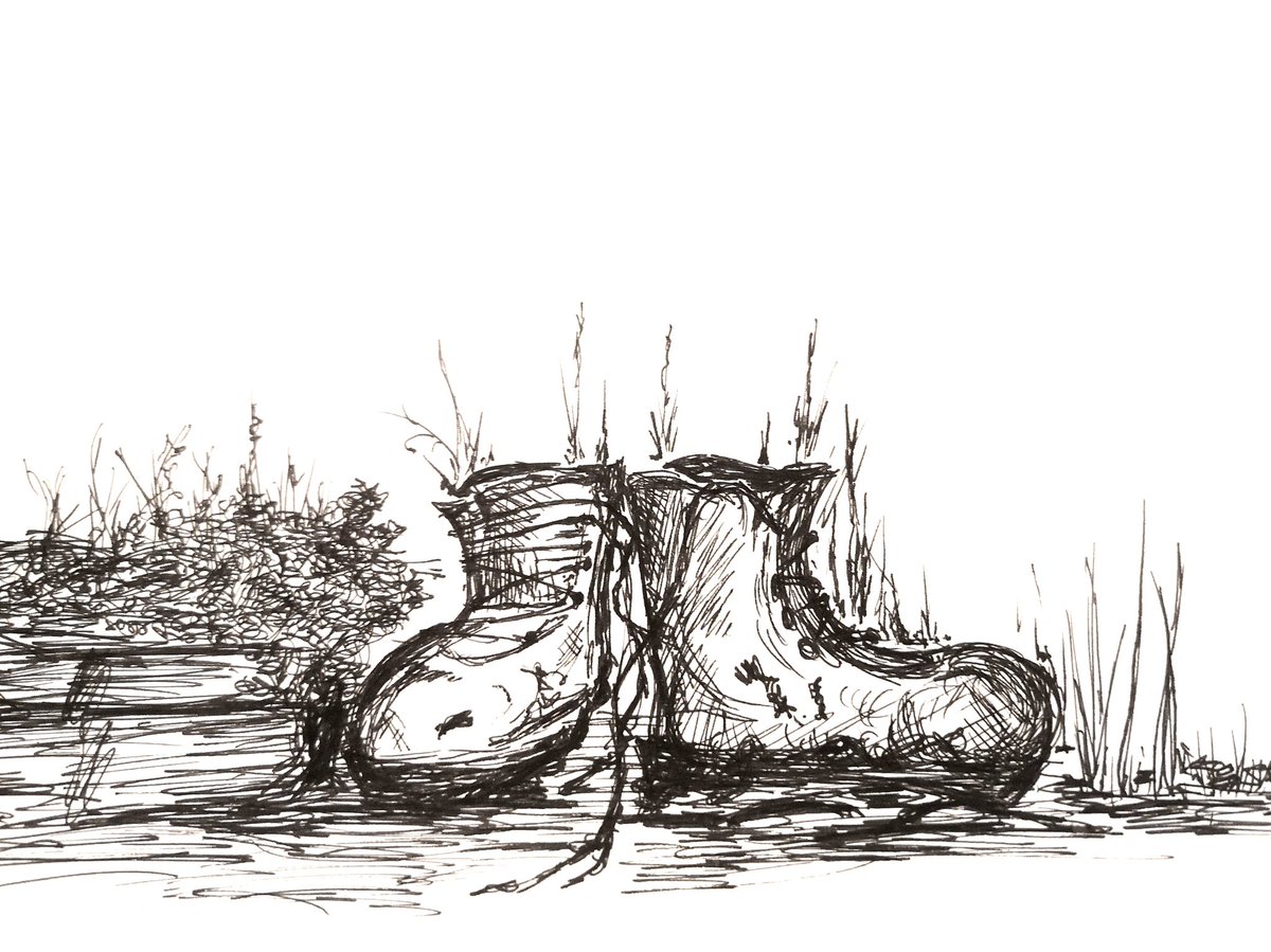 Day 3 of #inktober2024: Boots <a href="/inktober/">Inktober</a>