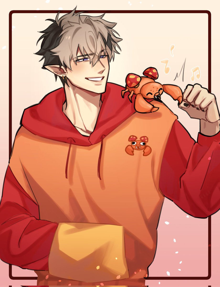 Guys look at the art I commissioned <a href="/G0MMI/">곰❄️ DJM G12✦CF22 Z19</a> to make, Ruze and the lil paras are so cute!!! Thank you Gommi!