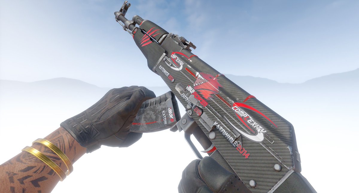Did I cook? 👨‍🍳
I've completed my AK-47 | Redline! 

I used this new &amp; unique sticker from The Armory update called "Chompers"  🪚🦷🦁

Screen by: <a href="/Talwar_CS/">Talwar🇮🇹</a> 📸