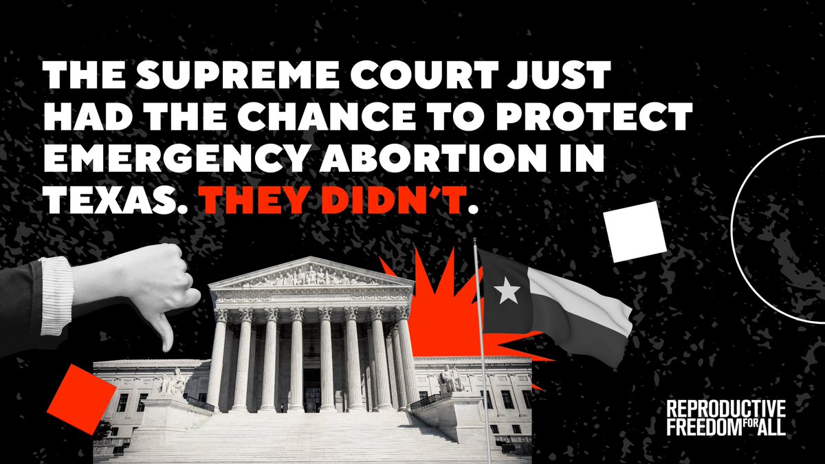 It’s not about being “pro-life”. Never has been. Shame on these judges. 

#prochoice #bansoffourbodies