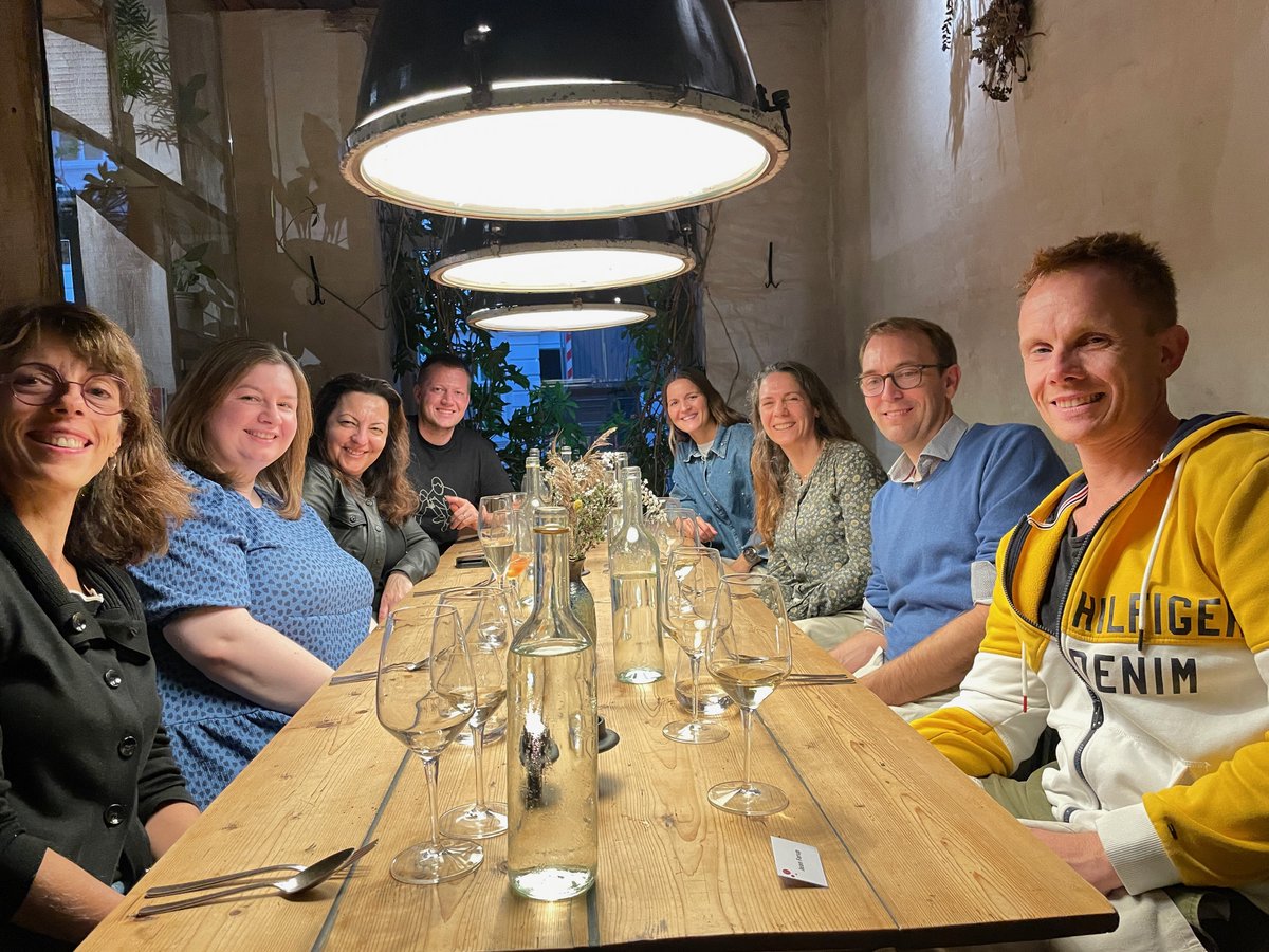 Abigail Mackey (@abigailmackey1) on Twitter photo Debriefing after a hard but rewarding day's work filled with great talks by teachers and students alike on muscle regeneration (or lack of it!)🧑🎓🙌
#sciencefriends
<a href="/BenChazaud/">Ben Chazaud</a> <a href="/JeanFarup/">Jean Farup</a> <a href="/FeigeLab/">FeigeLab</a> <a href="/Dr_JZP/">Dr Jennifer Z Paxton</a> @MourkiotiLab <a href="/Soendenbroe/">Casper Søndenbroe</a> <a href="/grith_hojfeldt/">Grith Højfeldt</a> <a href="/avonkeudell/">Arvind von Keudell</a> Debriefing after a hard but rewarding day's work filled with great talks by teachers and students alike on muscle regeneration (or lack of it!)🧑🎓🙌
#sciencefriends
<a href="/BenChazaud/">Ben Chazaud</a> <a href="/JeanFarup/">Jean Farup</a> <a href="/FeigeLab/">FeigeLab</a> <a href="/Dr_JZP/">Dr Jennifer Z Paxton</a> @MourkiotiLab <a href="/Soendenbroe/">Casper Søndenbroe</a> <a href="/grith_hojfeldt/">Grith Højfeldt</a> <a href="/avonkeudell/">Arvind von Keudell</a>