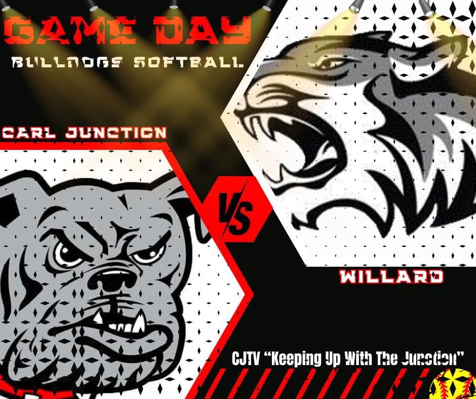 CJ Softball (@carlsoftball) on Twitter photo Back in action at home today as we host the Willard Tigers!
Brian Vediz will be on the call on CJTV “Keeping Up With The Junction” via Facebook.
<a href="/koamfox14sports/">KOAM & FOX 14 Sports</a> <a href="/KODESports/">Four States Sports Report</a> <a href="/scoreboardguy/">SCOREBOARD GUY</a> <a href="/CJHSAthletics/">Bulldog Sports</a> <a href="/OzarksOzone/">Ozarks Sports Zone</a> <a href="/OzarkMntConf/">Ozark Mountain Conference</a> Back in action at home today as we host the Willard Tigers!
Brian Vediz will be on the call on CJTV “Keeping Up With The Junction” via Facebook.
<a href="/koamfox14sports/">KOAM & FOX 14 Sports</a> <a href="/KODESports/">Four States Sports Report</a> <a href="/scoreboardguy/">SCOREBOARD GUY</a> <a href="/CJHSAthletics/">Bulldog Sports</a> <a href="/OzarksOzone/">Ozarks Sports Zone</a> <a href="/OzarkMntConf/">Ozark Mountain Conference</a>