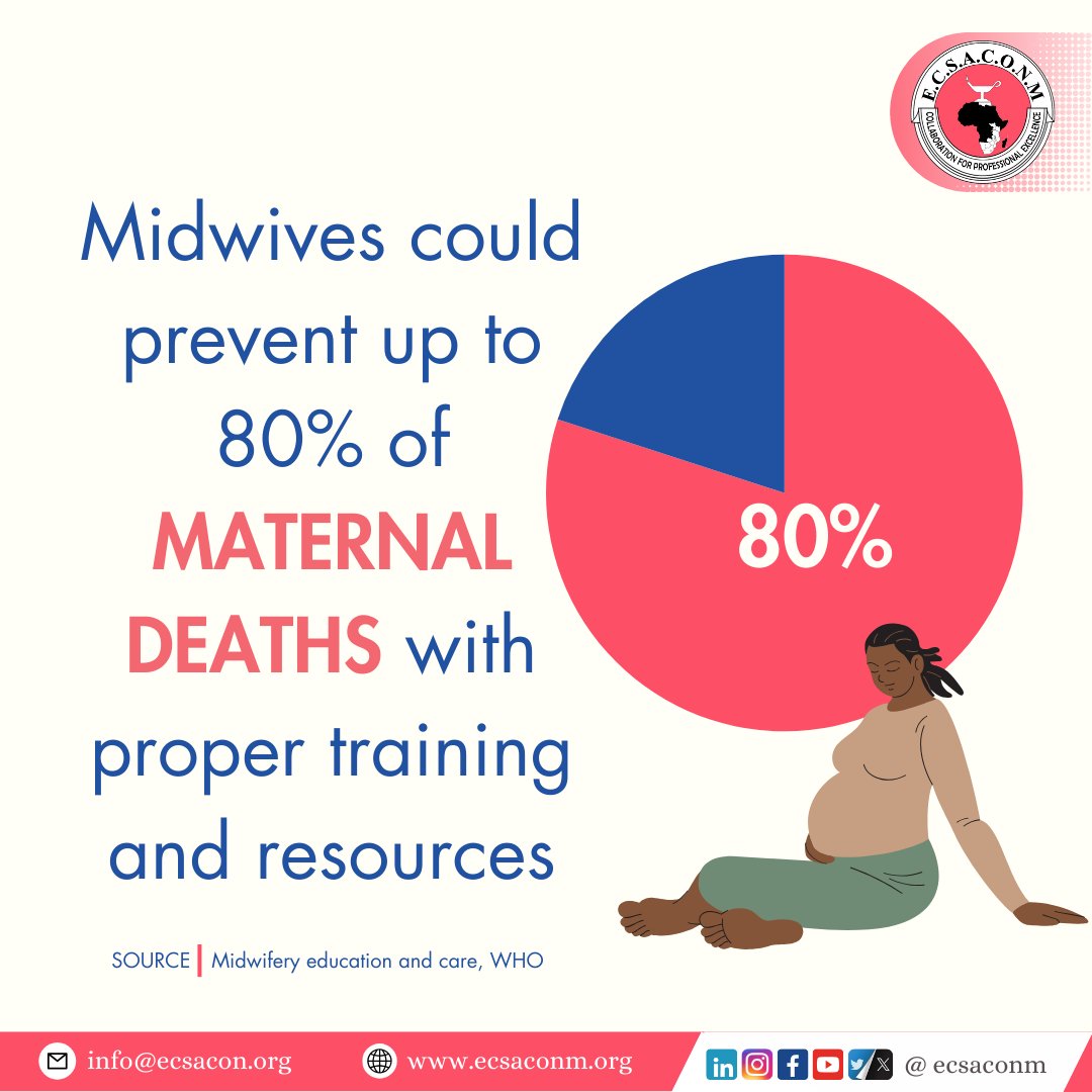 ecsacon's tweet photo. 👩‍⚕️Midwives are the frontline heroes ensuring safe pregnancies and brighter futures for mothers and newborns, yet they face significant challenges. Together, we can change this and create healthier communities.

Source: https://t.co/UXdEZGocf3

#midwiferyeducation #healthcare https://t.co/sQTNqEshvq