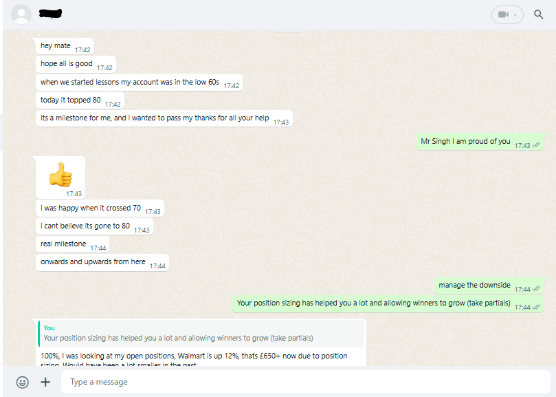 Borg74's tweet photo. “🎉 Big shoutout to Mr. Singh for hitting £80k since starting coaching with me in August! 📈💪 #Coach #Mentor. Knowledge alone isn’t the key to success—it’s the right guidance and mindset that make the difference. 🌟 #WinningTraders” https://t.co/huypZU6eUj