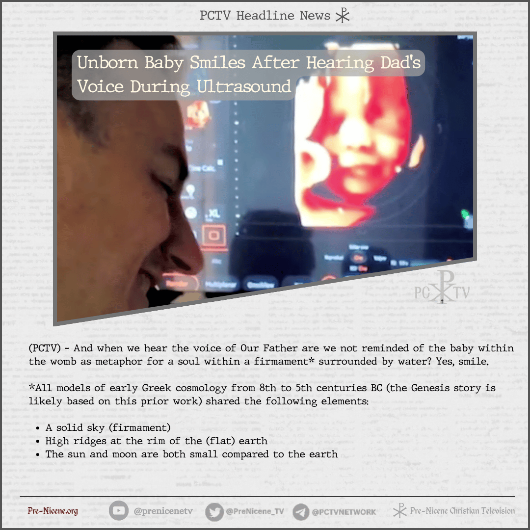 PreNicene_TV's tweet photo. "Unborn baby smiles after hearing dad’s voice during ultrasound": Remind you of anything?
#monday #father #firmanent #ultrasound #PCTV https://t.co/ToOKlyKFBY