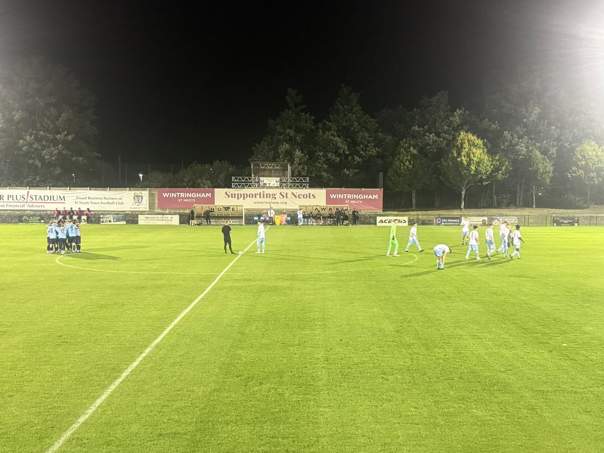 Just about ready to go! 

Saints v Cambridge City U18s