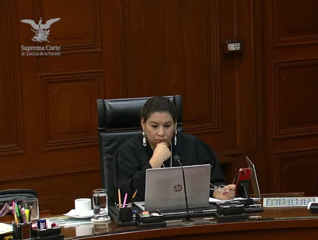 SCJN_Clips's tweet photo. Se desecha el histórico segundo proyecto de la ministra Lenia Batres al pleno. Recordar que el primero fue este arroba @SCJN_Clips https://t.co/CIT5mCAarx