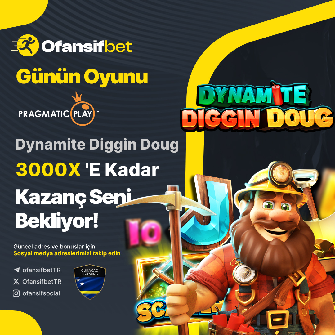🔥 #OFANSİFBET'TE GÜNÜN SLOT OYUNU!

👑DYNAMITE DIGGIN DOUGH!

⚠️3.000x KAZANÇ FIRSATI 

🌟 Ofansifbet’te şansınızı deneyin ve avantajlı promosyonları kaçırmayın!

🔗 u16p.com/ofansifsosyal

#slot #casinobonus #denemebonus2024