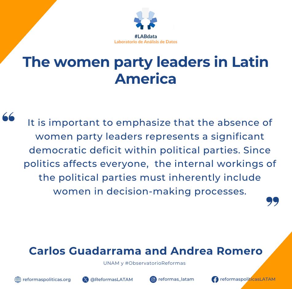 Observatorio de Reformas Políticas América Latina tweet media